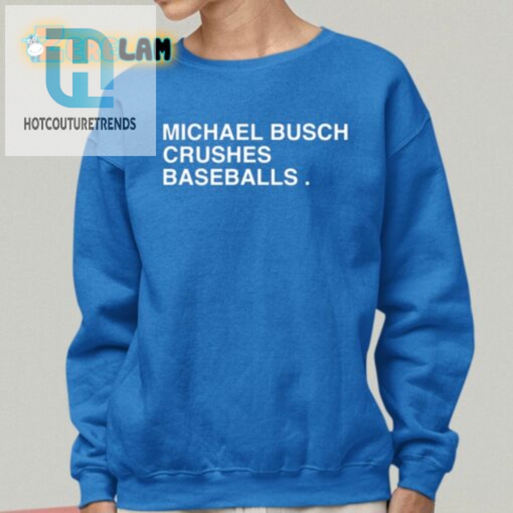 Get Smashed By Michael Busch Baseballs Cant Handle It
