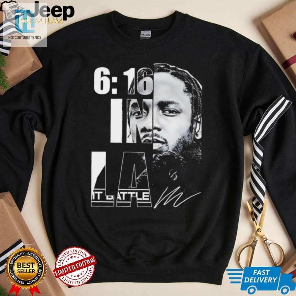 Kendrick Lamar 66 La Tee Signed Sealed Delivered