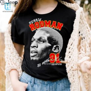 Dennis The Worm Rodman Bulls Tee Slam Dunk Style hotcouturetrends 1 2