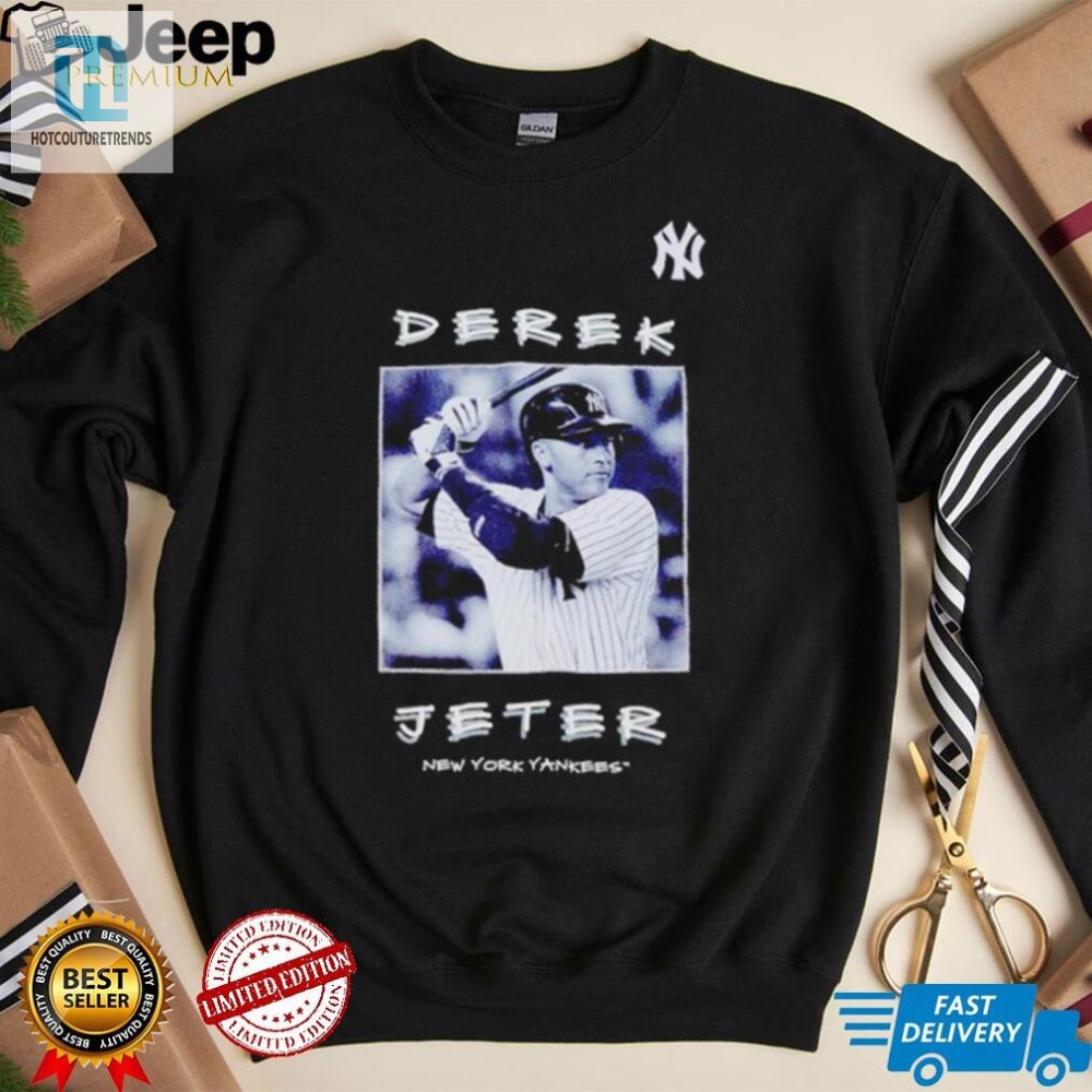 Derek Jeter Yankee Tee Vintage Logo Swagger