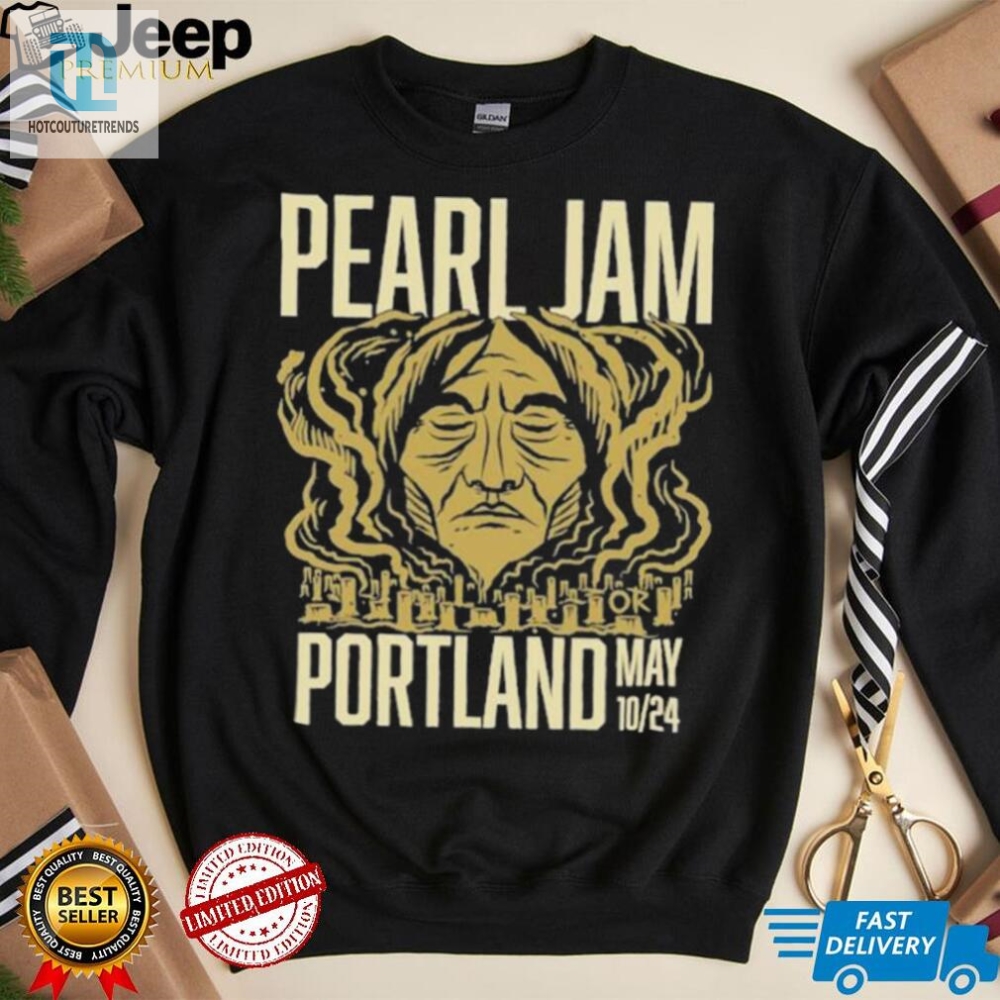 Rock On Pearl Jam Tour Tee For Pdx 2024