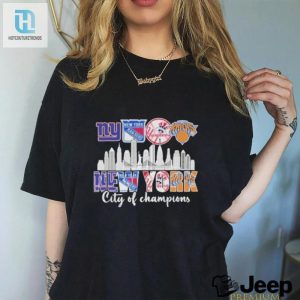 Nyc 2024 Giants Rangers Yankees Knicks Champions Shirt hotcouturetrends 1 2