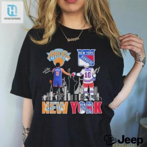 Get Ready To Lol Ny Rangers Panarin Ny Knicks Brunson City Pride Tee hotcouturetrends 1 2