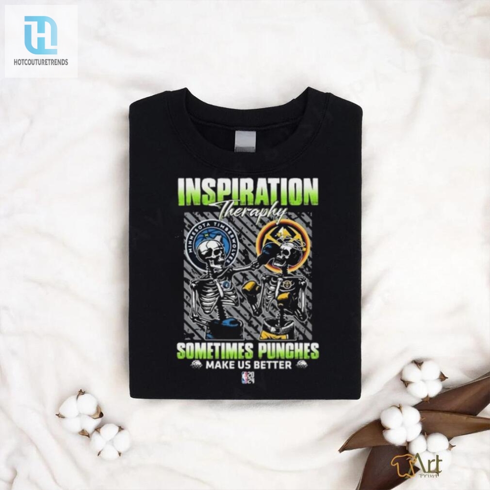 Skeletons Mn Timberwolves Punch Therapy Tee