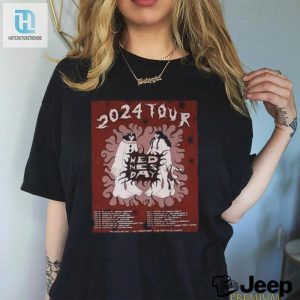 Get Your Laugh On With The Official 2024 Wednesday Tour Shirt hotcouturetrends 1 2