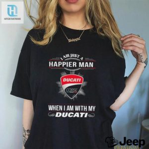 Revving Up Happiness Ducati Tshirt For Happier Men hotcouturetrends 1 2