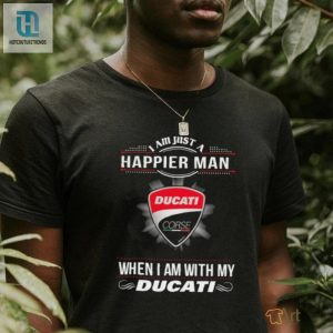 Revving Up Happiness Ducati Tshirt For Happier Men hotcouturetrends 1 3