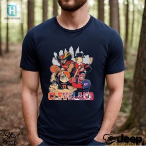 Cleveland Sports Mascot Mashup Tee Browns Cavaliers Barons Guardians hotcouturetrends 1 3