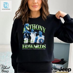 Vintage Vibe Anthony Edwards 90S Tee For Minnesota Timberwolves Fans hotcouturetrends 1 1