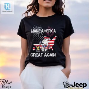 Snoopy Woodstock Make America Great Again Shirt Patriotic Proud hotcouturetrends 1 2