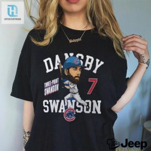 Dansby Swanson Cubs Caricature Tee The Ultimate Fanwear hotcouturetrends 1 3