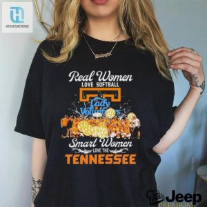 Real Women Love Softball Get Smart With Tennessee Lady Vols Shirt hotcouturetrends 1 3