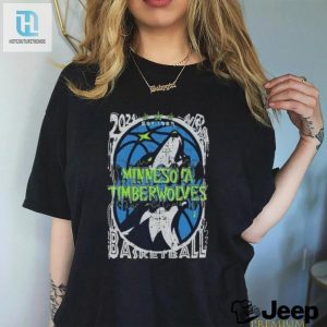 Swish Into Style Vintage 90S Wolves Playoff Tee hotcouturetrends 1 3