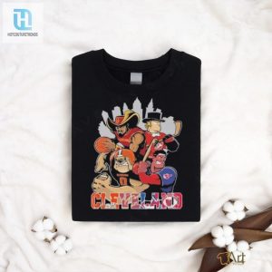 Ultimate Cleveland Mashup Mascot Shirt Browns Cavs Barons Guardians hotcouturetrends 1 2