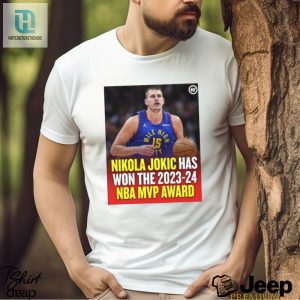 Nikola Jokic Mvp Shirt Winner 20232024 Slam Dunk Style hotcouturetrends 1 2