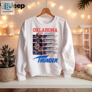 Okc Thunder Fab Five Autograph Tee Slam Dunk Deal hotcouturetrends 1 2