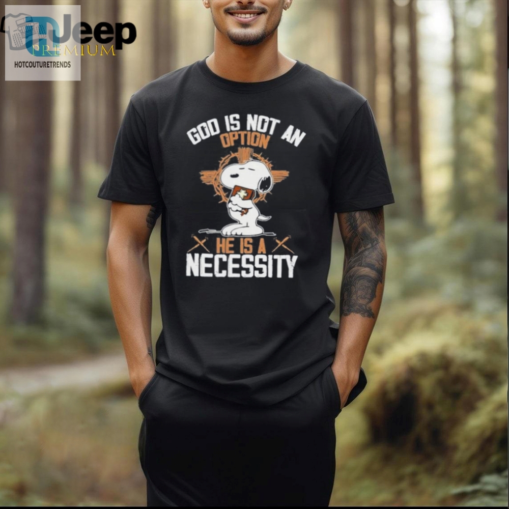 Musthave Snoopy God Fan Shirt  No Option Only Necessity
