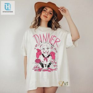 Foodies Delight Pastel Melon Dinner Anime Tee hotcouturetrends 1 2