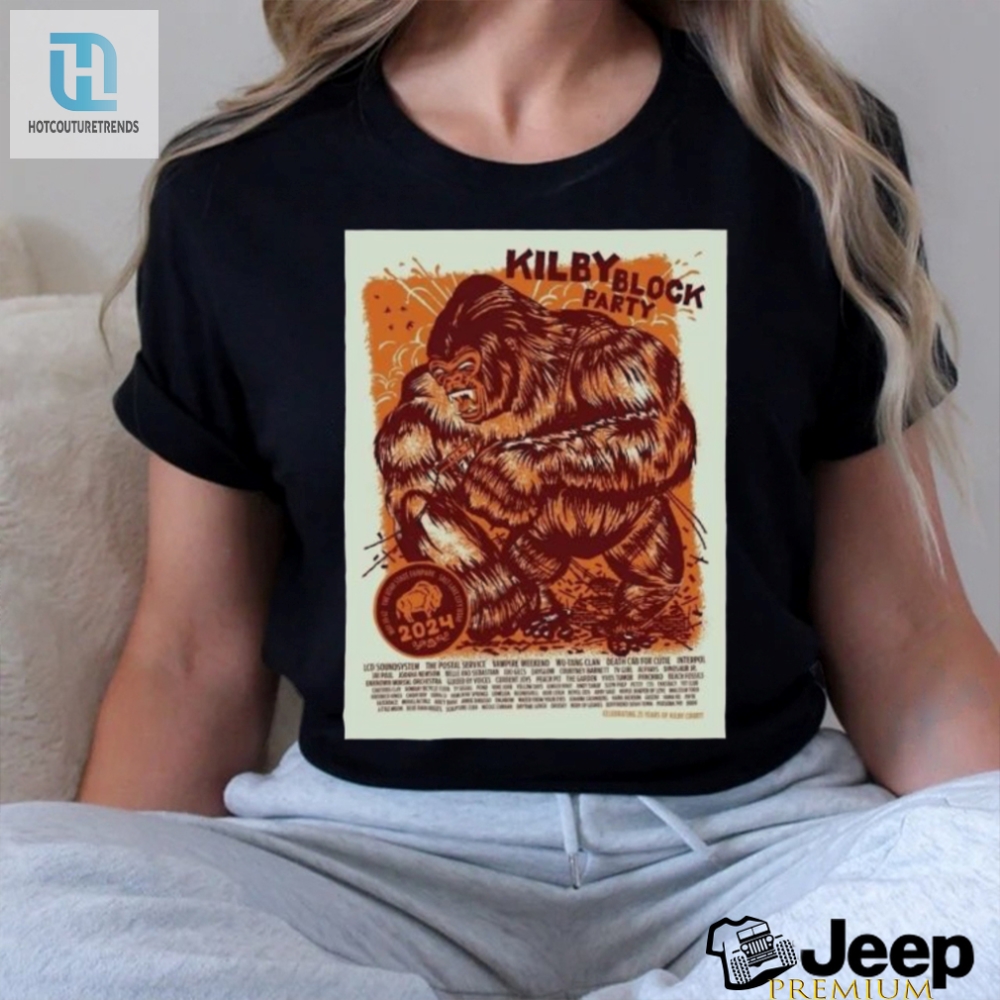 Get Ready To Block  Roll Kilby Block Party 2024 Poster Tee