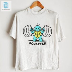 Turtle Squattle Gym Tee Shell Yeah For Fitness Fun hotcouturetrends 1 2