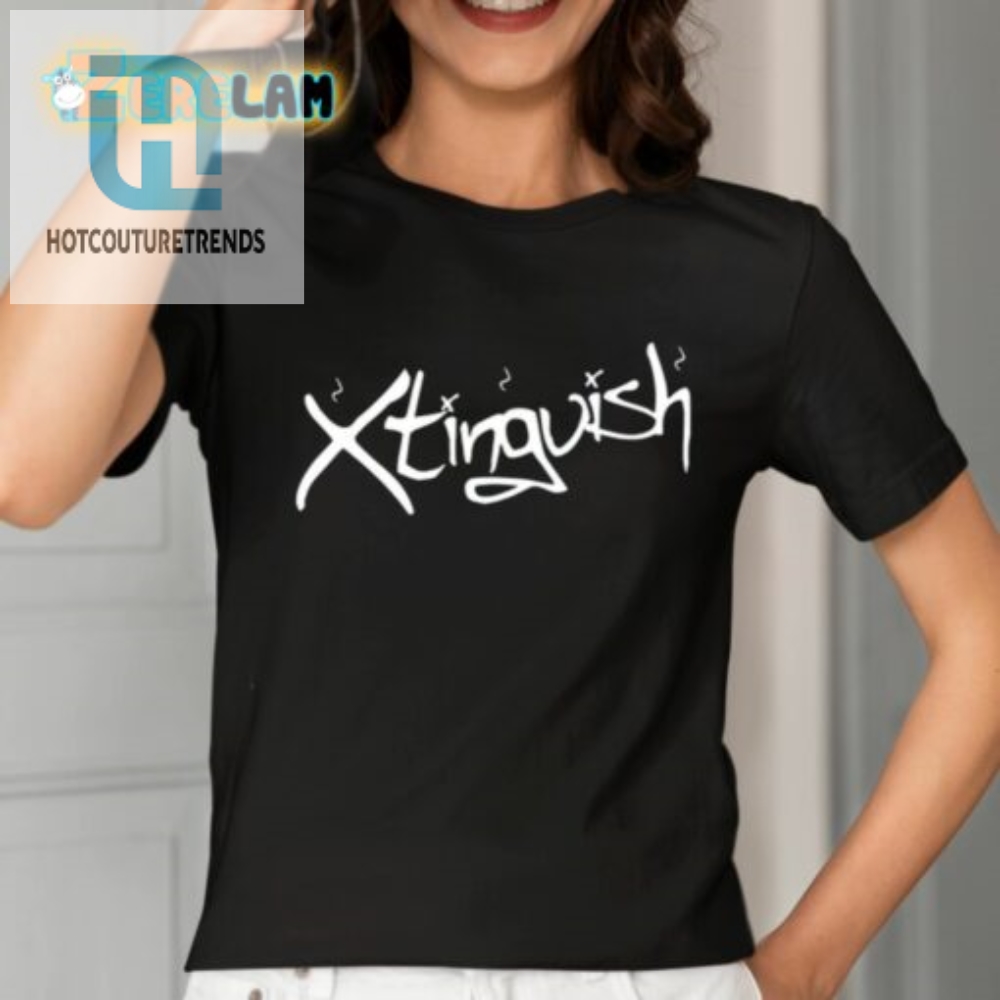 Put Out The Fashion Flames With Xtinguish Logo Tee