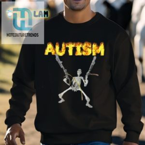 Cera Gibson Autism Skeleton Tee Laugh Out Loud Funny hotcouturetrends 1 2