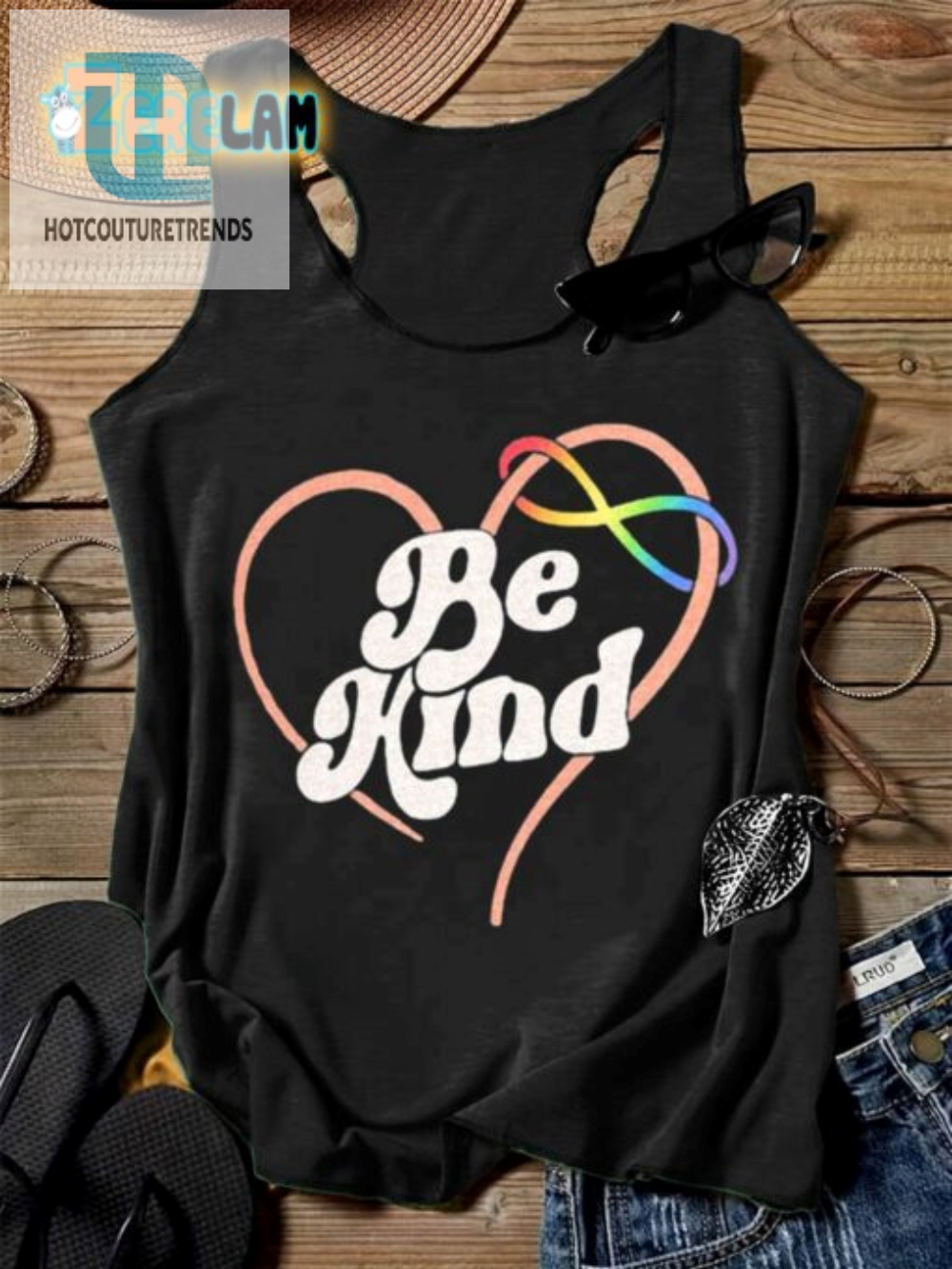 Spread Love  Lols Be Kind Rainbow Tank