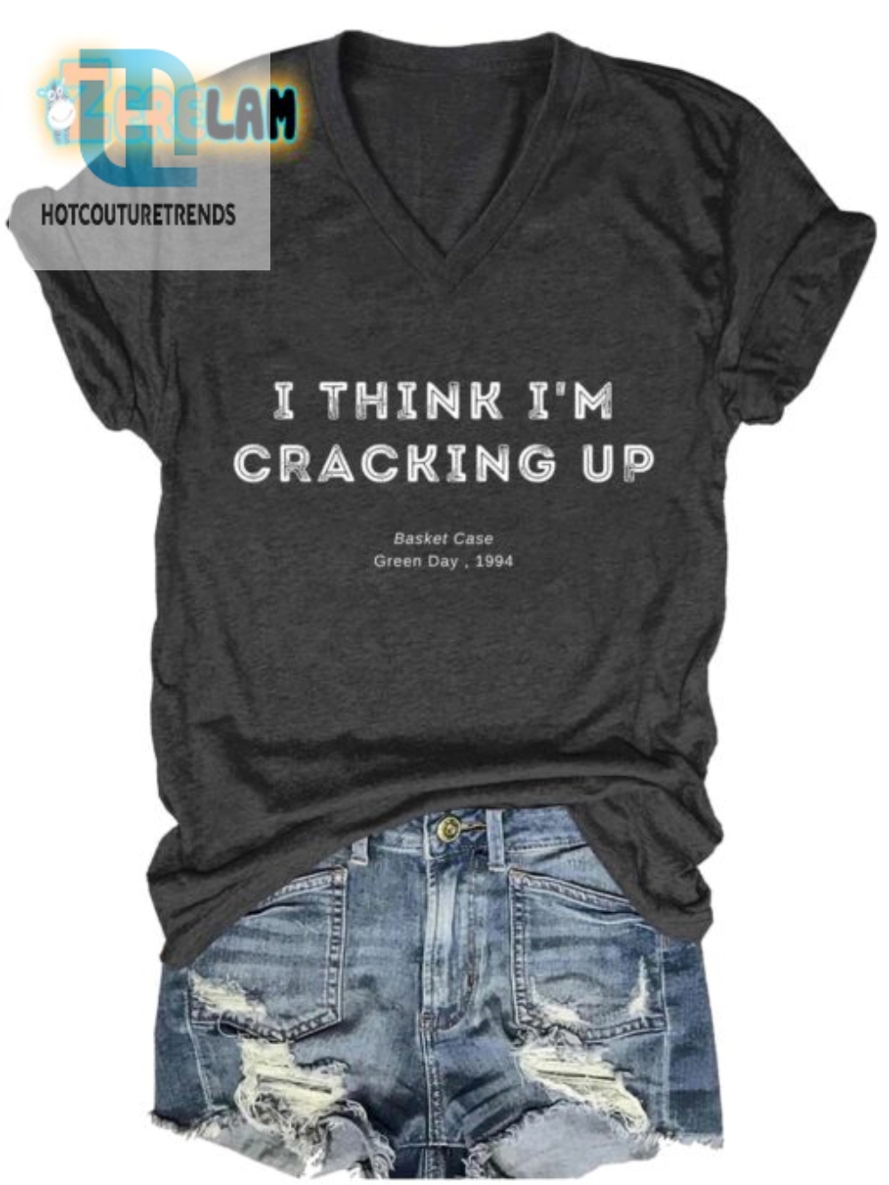 Stay Sane In Style Cracking Up Tee