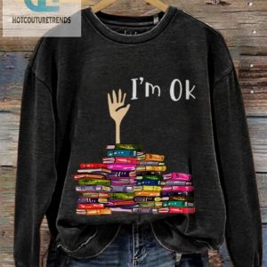 Im Booked Cozy Sweatshirt For Book Lovers hotcouturetrends 1 1