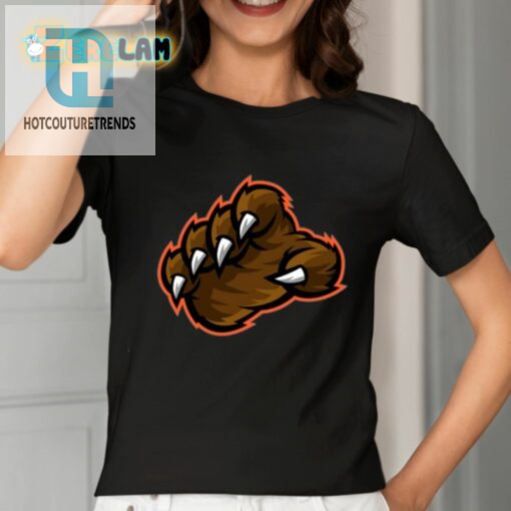 Score Big With The Claw Bears Funny Football Tee