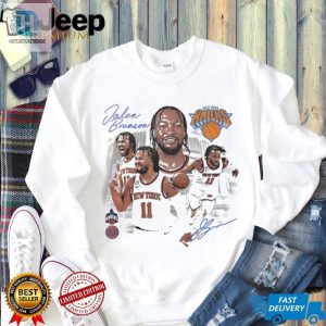 Score Big With A Knicks Fans Dream Jalen Brunson Signature Tee hotcouturetrends 1 2