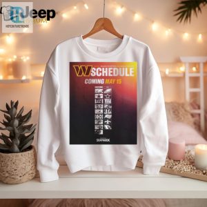 Game On Snag Your 2024 Commanders Schedule Tee hotcouturetrends 1 1