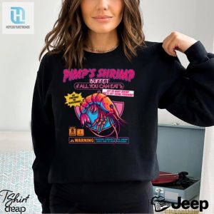 Pimpin Shrimp Buffet Tee Crustacean Couture hotcouturetrends 1 3