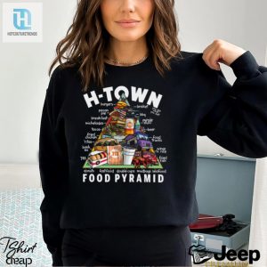 Hilarious H Town Food Pyramid Tee hotcouturetrends 1 3