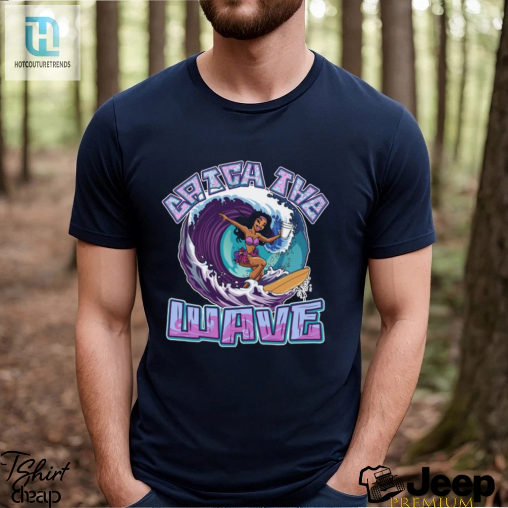 Ride The Wave In Style With This Hilarious Black Tee