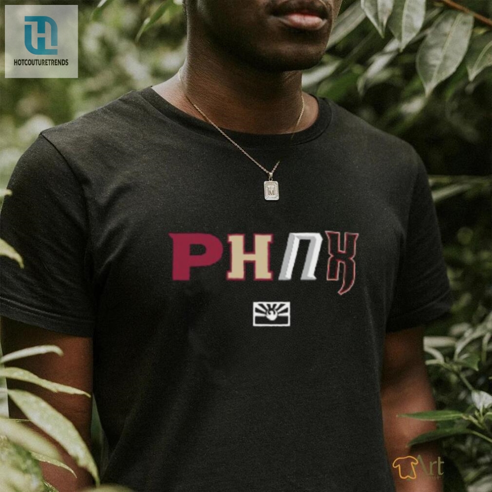 Be The Envy Of The Town With Our Phnx Letters Shirt
