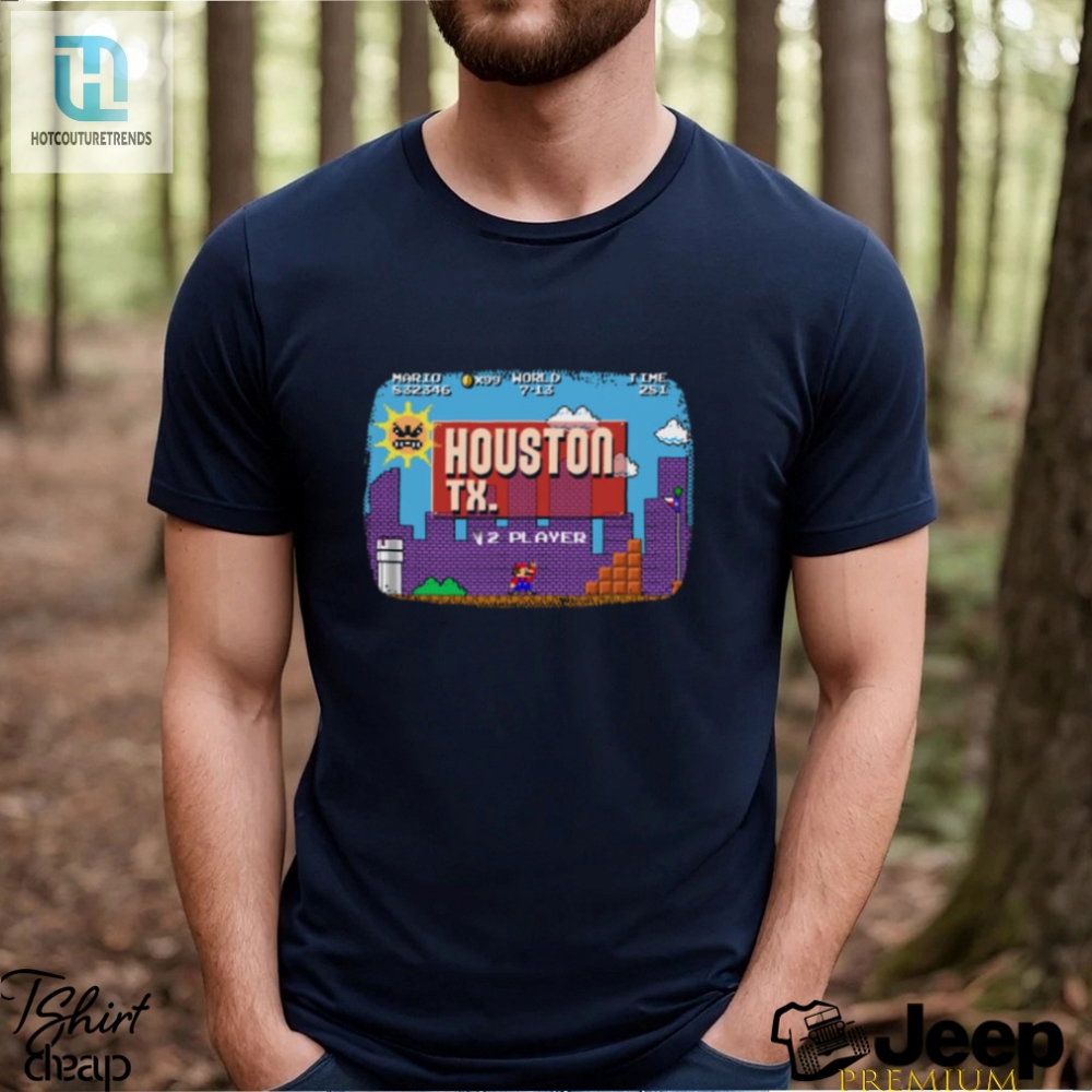 8Bit H Town Tee Pixelated Perfection