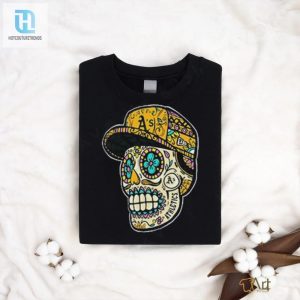 Score Big With Oakland Athletics Sugar Skulls Shirt 2024 hotcouturetrends 1 2