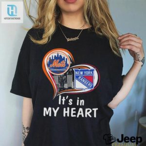 Ny Mets Rangers Heart T Double Trouble Tee hotcouturetrends 1 3