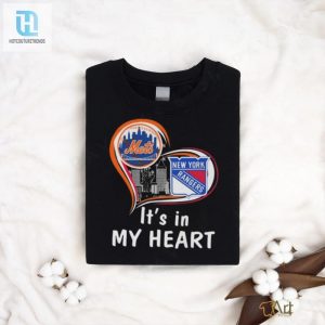 Big Apple Love Mets Rangers In My Heart Tee hotcouturetrends 1 2