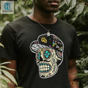 Score A Home Run With San Diego Padres Sugar Skull Tee hotcouturetrends 1 1