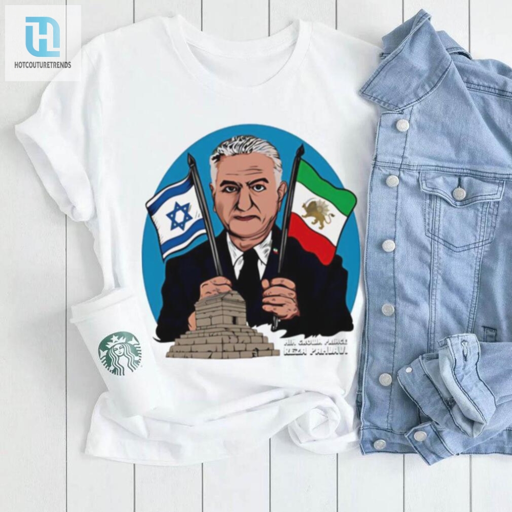 Unleash Your Inner Rebel With The Zionmerch Reza Pahlavi Flag Shirt
