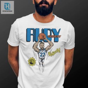 Minnesota Timberwolves Rudy Gobert Comic Tee Slam Dunk Of Funny hotcouturetrends 1 3