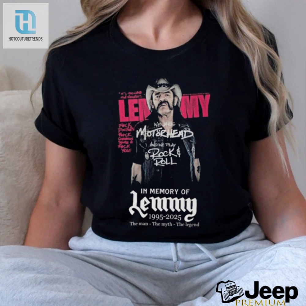 Rock Out With Motorhead Lemmys Legacy Tee