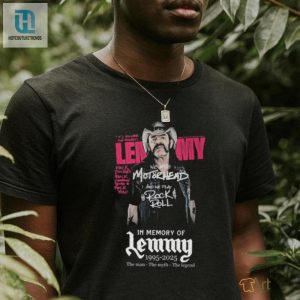 Rock Out With Motorhead Lemmys Legacy Tee hotcouturetrends 1 2