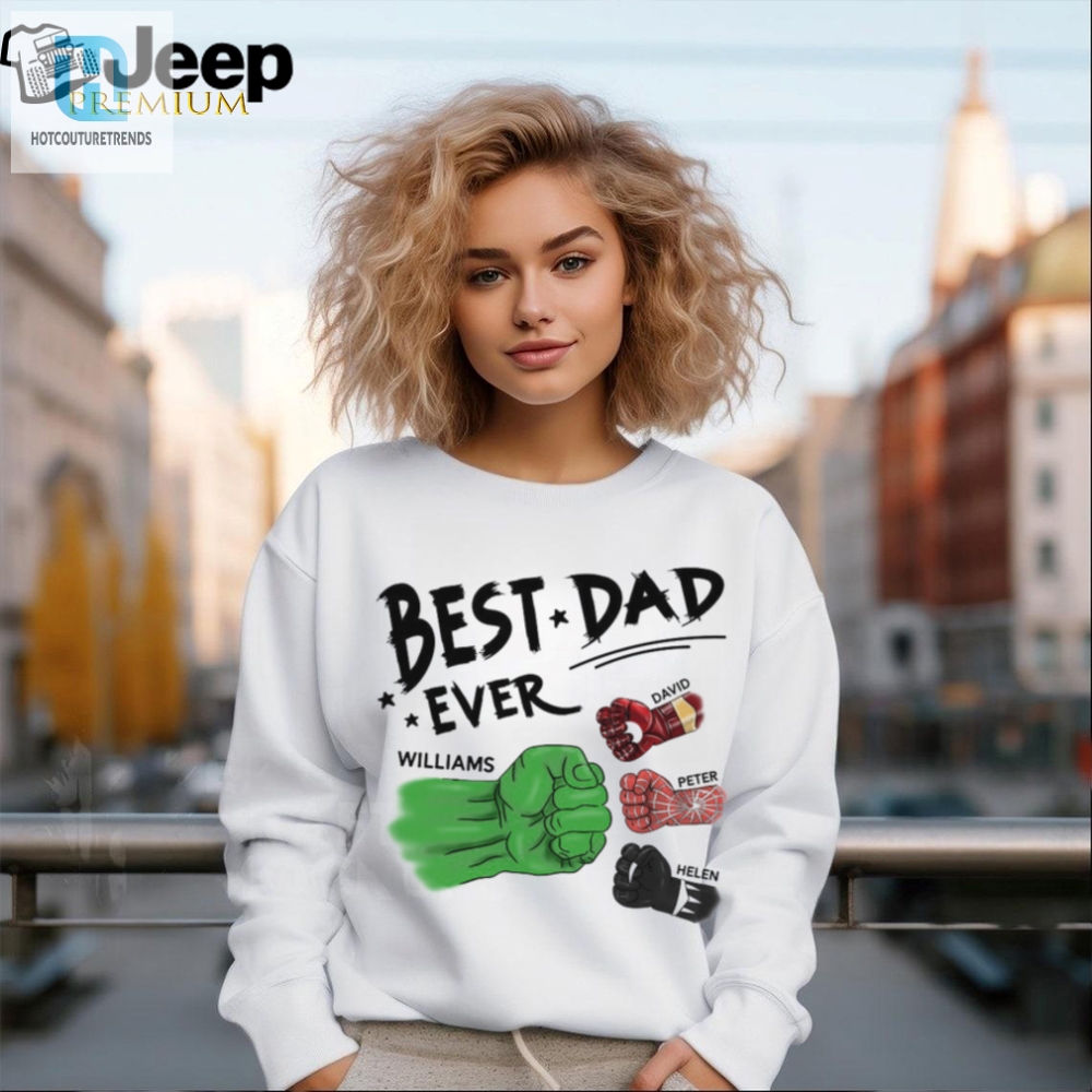 Dad Jokes Champion Best Dad Ever Personalized Shirt