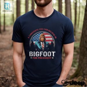 Believe In Bigfoot 2024 President Vintage Tee hotcouturetrends 1 3