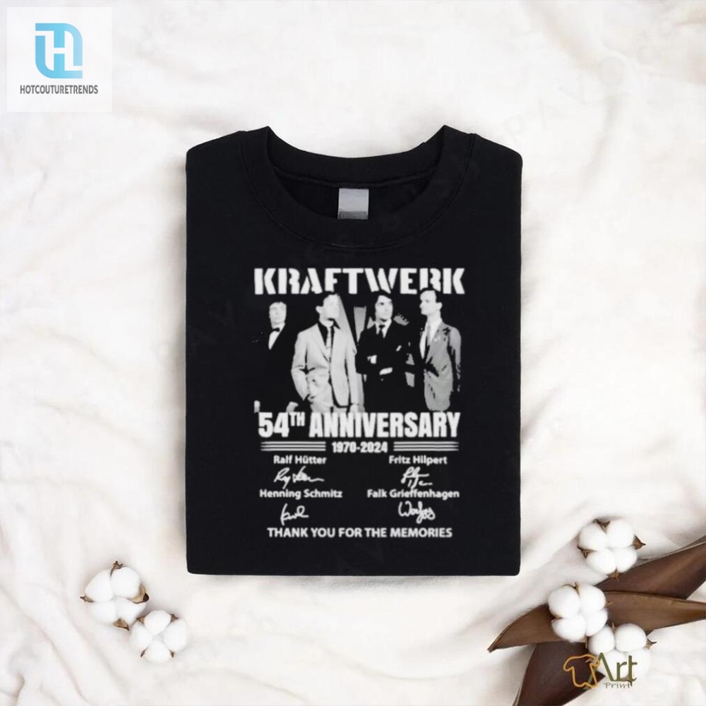 Kraftwerk Fans Rejoice Official 54Th Anniversary Tee