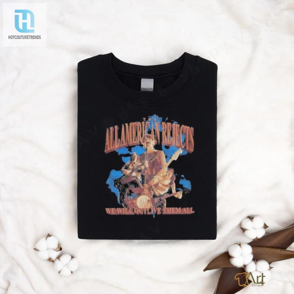The All American Rejects Outlive Them All Tee Rock Out In Style