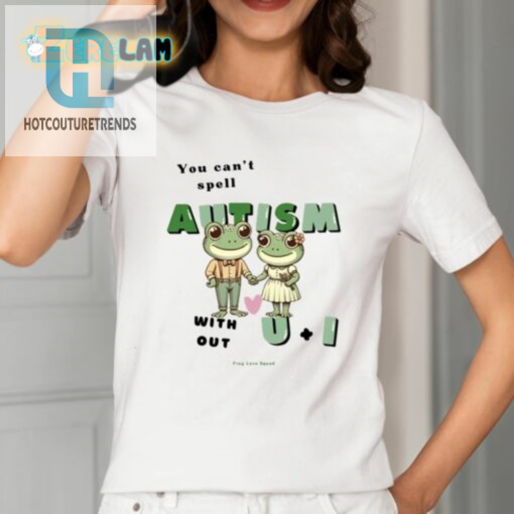 Ribbittingly Funny Autism Frog Love Squad Shirt